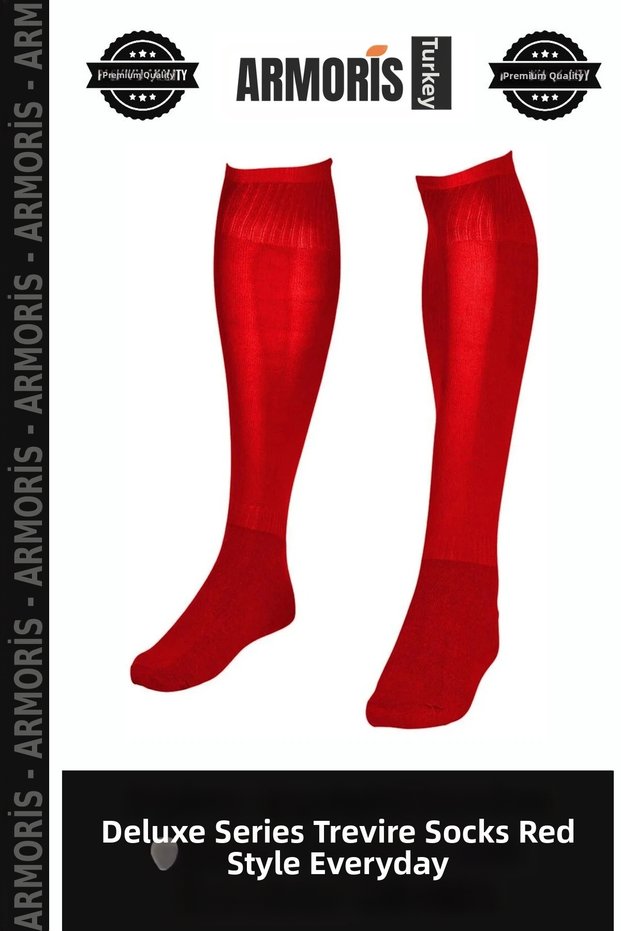 Delux Series Trevire Socks Red Style Combination Daily