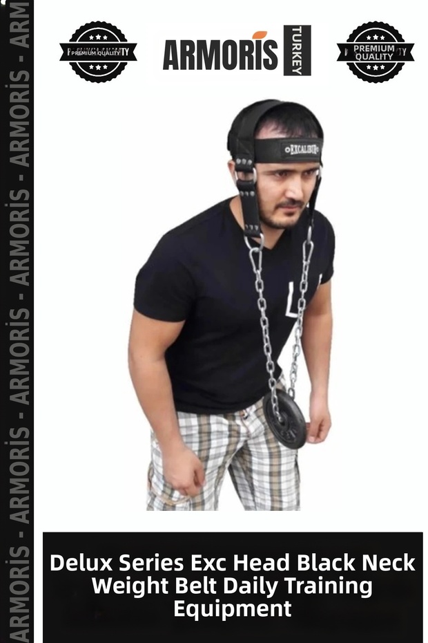 Delux Series Exc Head Neck Weight Strap Black Daily Work Equipment
