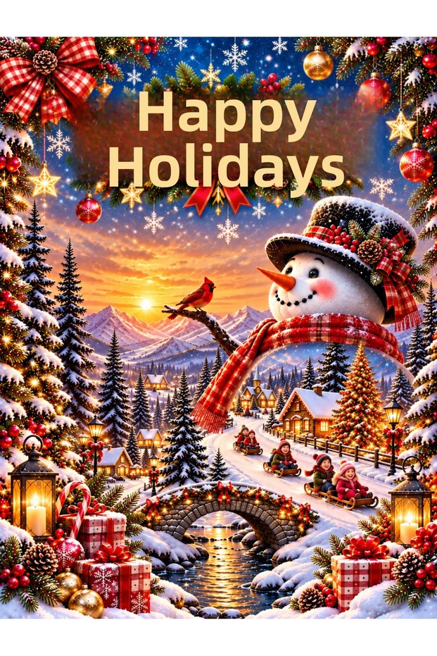Christmas Themed, Welcome New Year, Happy New Year, Photo Shoot, Celebration, School Event Fabric Backdrop