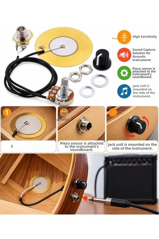 HG-01 Potentiometer Full Set Kiss Crystal Instrument Microphone