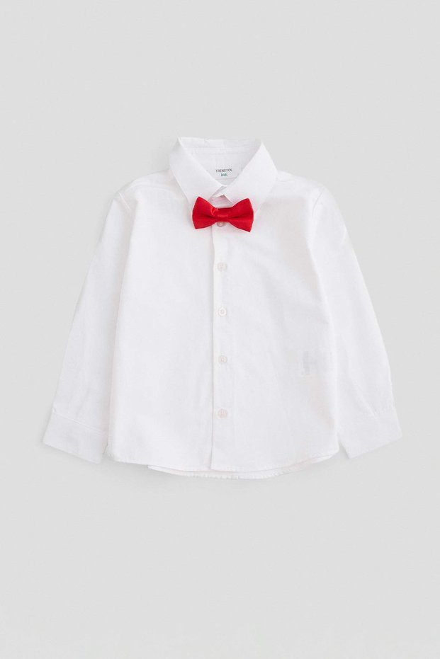 White Long Shirt Tkdaw27Go00028