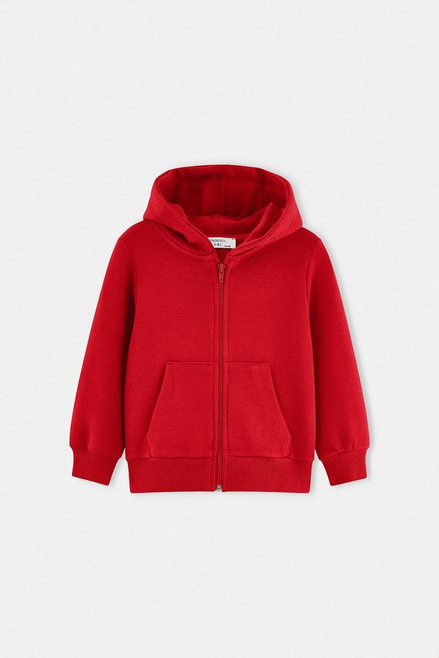 Red Knitted Sweatshirt Tkdaw27Sw00004