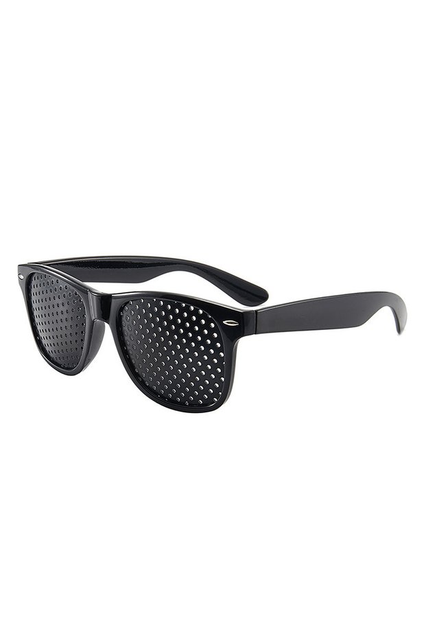 A Anti-myopia Astigmatism Glasses Vision Correction Fatigue Pin Hole Glasses With Holes For Men Wome