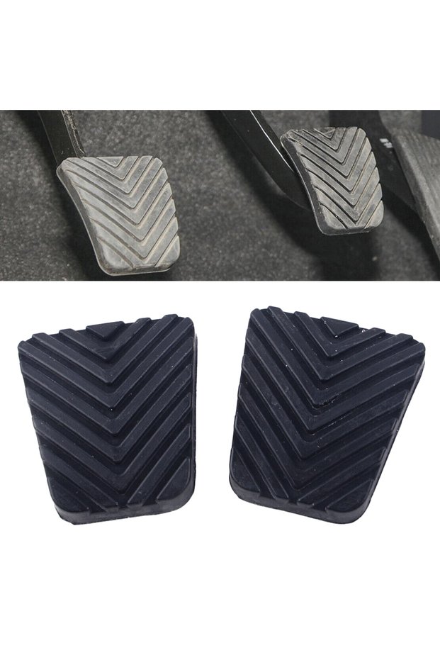 2pcs Car Clutch Brake Pedals Accelerator Pedal Rubber Pad Cover 32825-36000 For Kia Rio Sorento