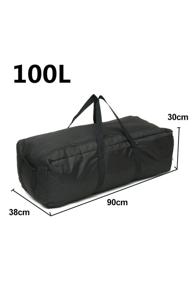1680D BK 100L Camping Equipment Storage Bag Outdoor Traveling for Men's Women Luggage Travel Duffle