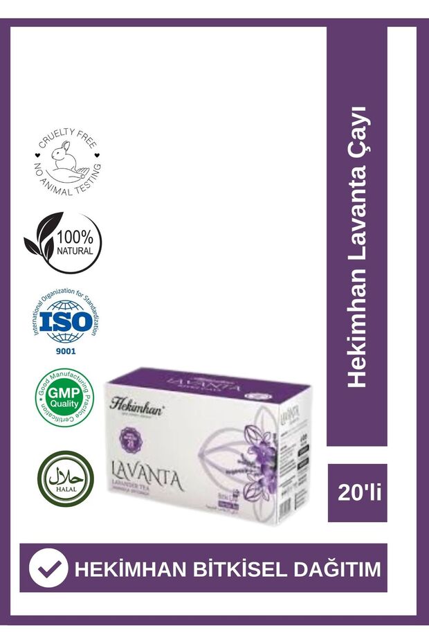 Lavender Tea 20 Pieces Filtered Bags
