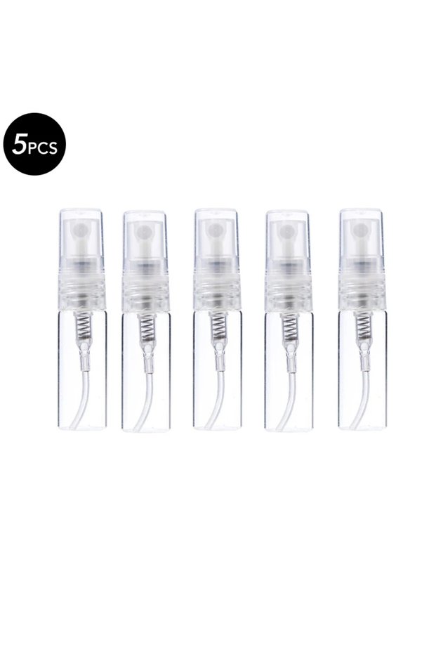 5pcs 3ml 5/10Pcs 3ml 5ml 10ml Clear Mini Perfume Glass Bottle Empty Cosmetics Bottle Sample Test Tub