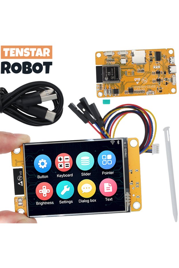 لوحة تطوير ESP32 مع شاشة TENSTAR ESP32 LVGL تدعم واي فاي وبلوتوث، شاشة ذكية 2.8 بوصة بدقة 240*320