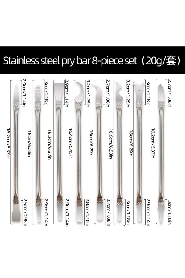 8-Piece Set Mobile Phone Repair Motherboard Pry Bar CPU Scraper Tool Circuit Board Chip Module IC Di