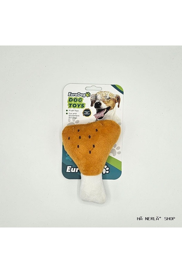 Shophnrl Plush Meaty but Dog Toy (05129) 14X10 cm
