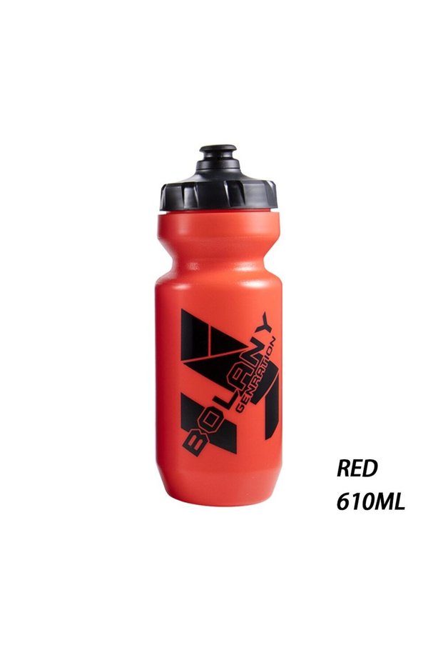 Red Bicycle Water Bottle 610ML PP5 Lightweight Outdoor Sports Portable Cycling Kettle Mountain Road