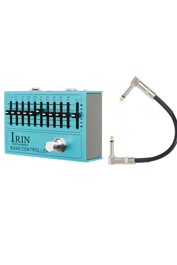 AN-40 With cable IRIN AN-40 10 Band EQ Electric Guitar Effect Pedal Controller Equalizer True Bypass