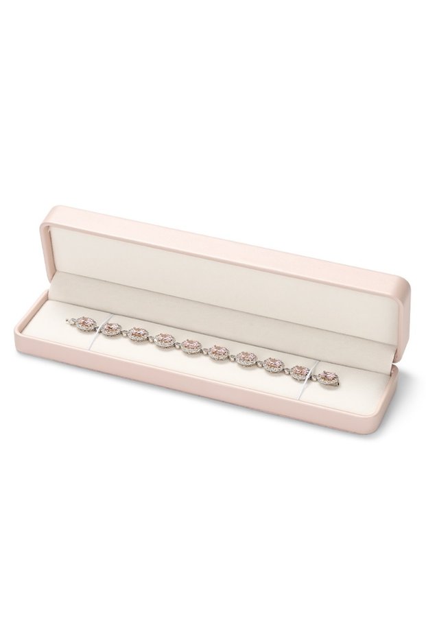 Pink Long Chain Box Oirlv Jewelry Box Jewelry Organizer Ring Earrings Necklace Pendant Bracelet Stor