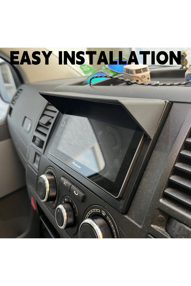 1PCS 1/2PCS Car Center Console Sunshade For Volkswagen T5 ABS Sun Visor Accessories