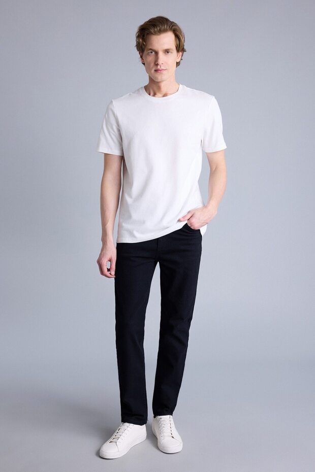 Regular Fit Chino Canvas Trousers G2501Ax26Sp