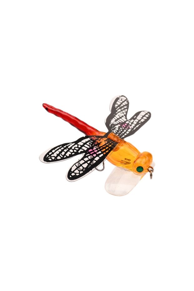 C Topwater Dragonfly Dry Flies Insect Fly Fishing Lure 6.2g 75mm Trout Popper Artificial Bait Wobble