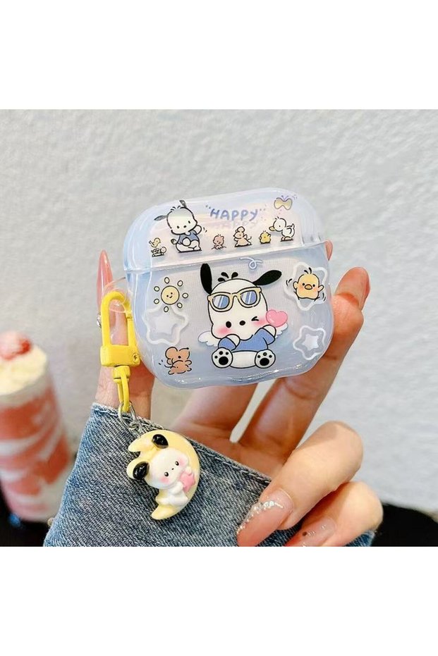 Airpods 4 2024 PQG 3D Hello Kitty Melody Cartoon Earphone Case For AirPods Pro3 4 Cute Cases for Air