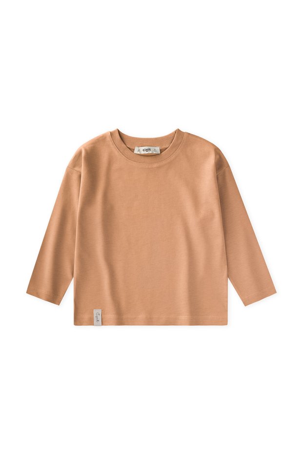 Seasonal Basic T-Shirt 2-10 Years Old Camel