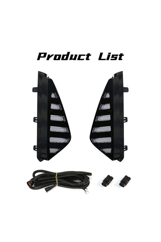 White Yellow Blue For Nissan Sentra Sylphy 2023 2024 Daytime Running Lights LED DRL Turn Signal Fog