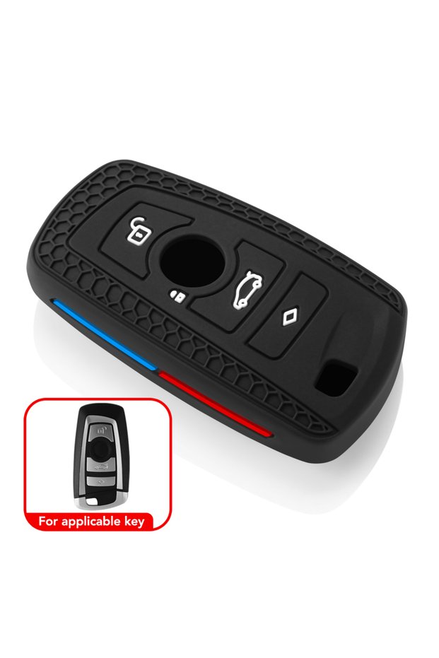 black Car Key Case Cover Protector Shell Fob for BMW 1 3 5 7 Series X1 X3 X4 X5 F10 F15 F16 F20 F30