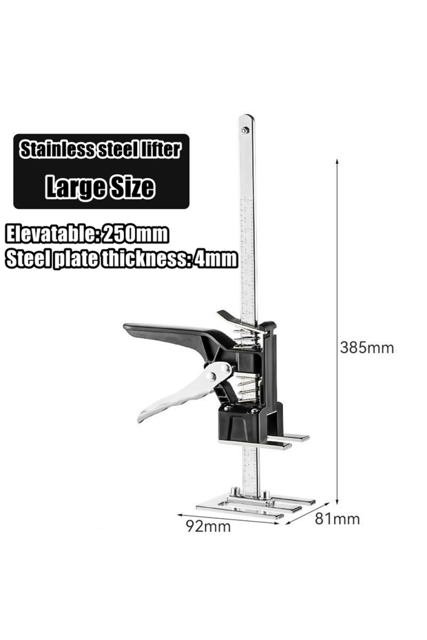 larget size Labor Saving Arm Jack Elevator 12 Inch Drywall Lift Wall Tile Locator 0-145 mm Height Ad