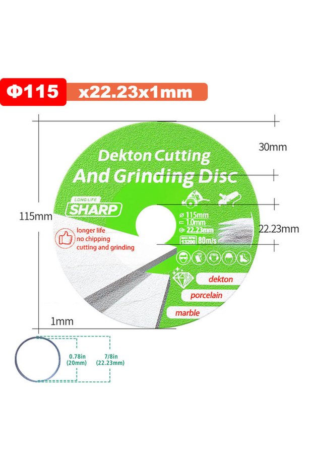 115mm Diamond Marble Saw Blade Ceramic Tile Jade Special Polishing Cutting Blade Sharp Brazing Glass
