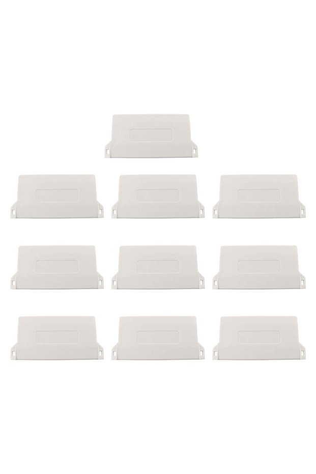 10 قطع (10 عبوات/مجموعة) أوزان سفلية للستائر العمودية سهلة الاستبدال ومصنوعة من البولي فورمالدهيد