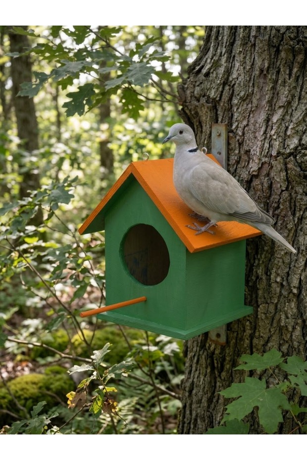 Wooden Dove Pigeon Lovebird Bird Nest Outdoor Waterproof 20X30 cm