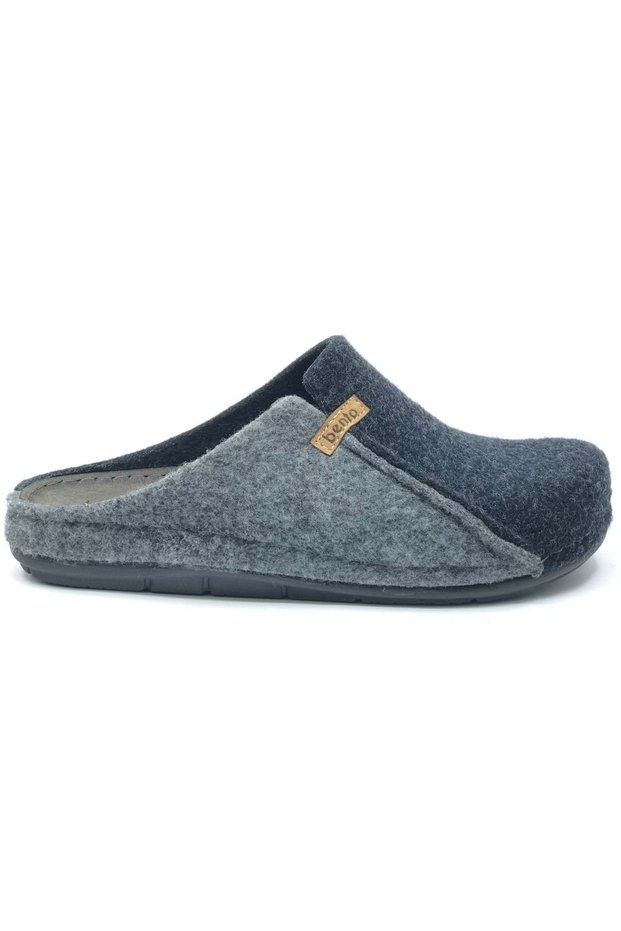 Bento k-63-007 men's orthopedic slippers navy blue