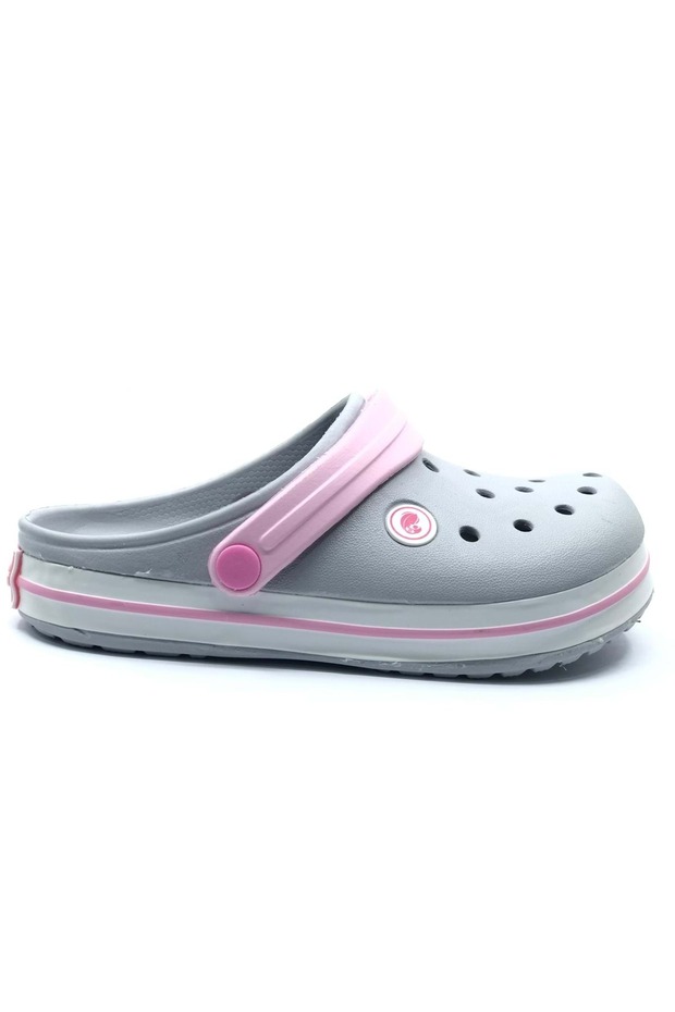 Kocamanlar sabo doctor and nurse slippers orthopedic unisex slippers gray-pink