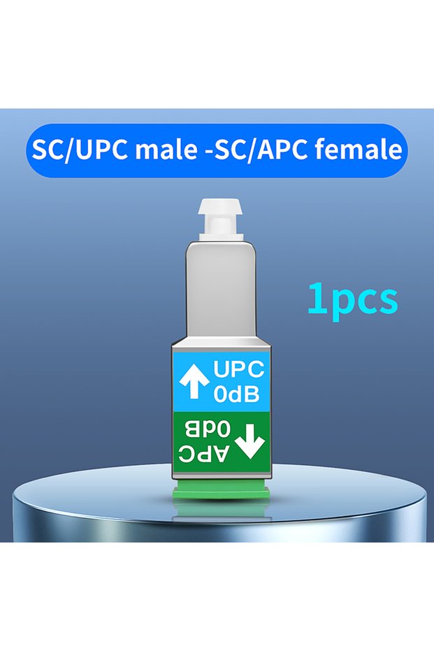 1PCS UPC M to APC F Fiber Optic Adapter Fiber Tools Single Mode SCUPC/SCAPC Male/Female Optical Fibe