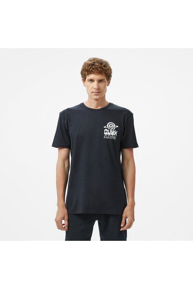 Ev Cosmic Vibrations Ss Men's Black T-Shirt