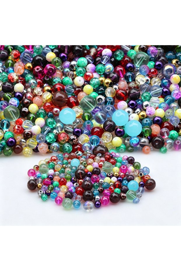 Mixed Round 10G Mixed Shaped Size Glass Crystal Beads DIY Jewelry Accessories Loose beads