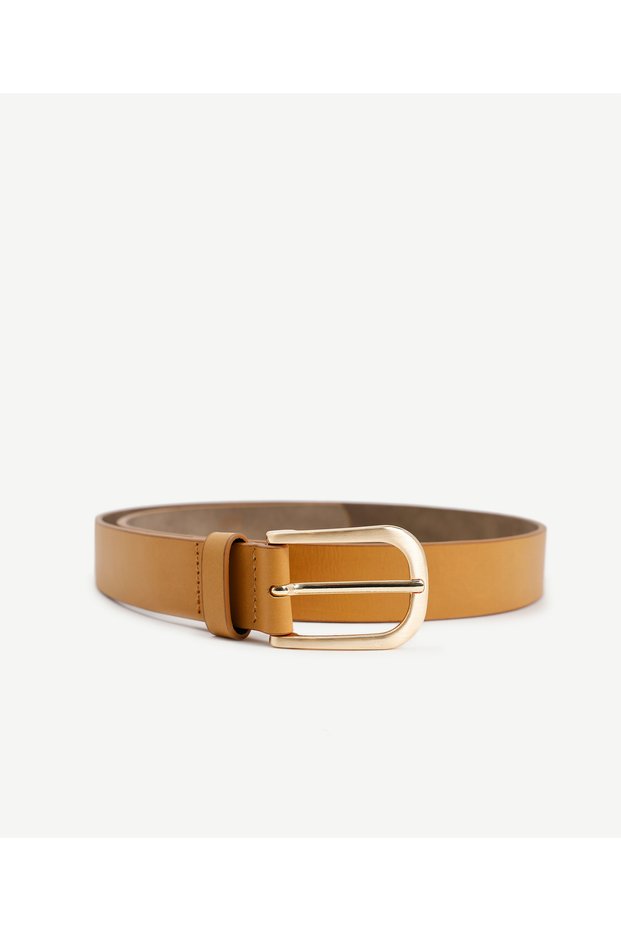 Leather Belt with Color Detail