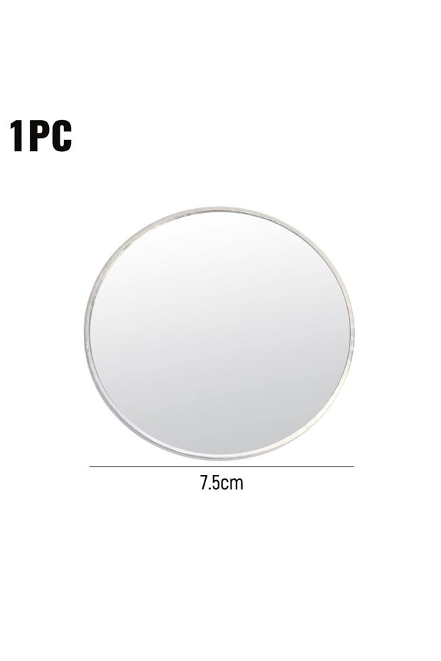 A 7.5cm/9.5cm Handheld Selfie Mirror Portable Solo Trip Reflection Convex Mirrors for Photography Pr