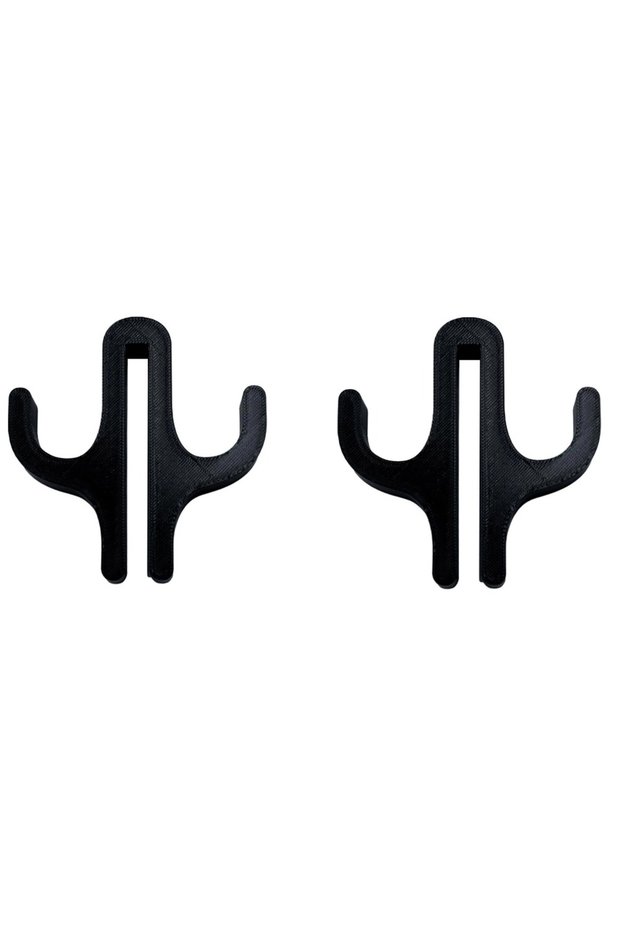 B 2PCS Bathroom Shower Hook For Glass Doors 3D No-drilling Space-saving Multi-functional Hanger For