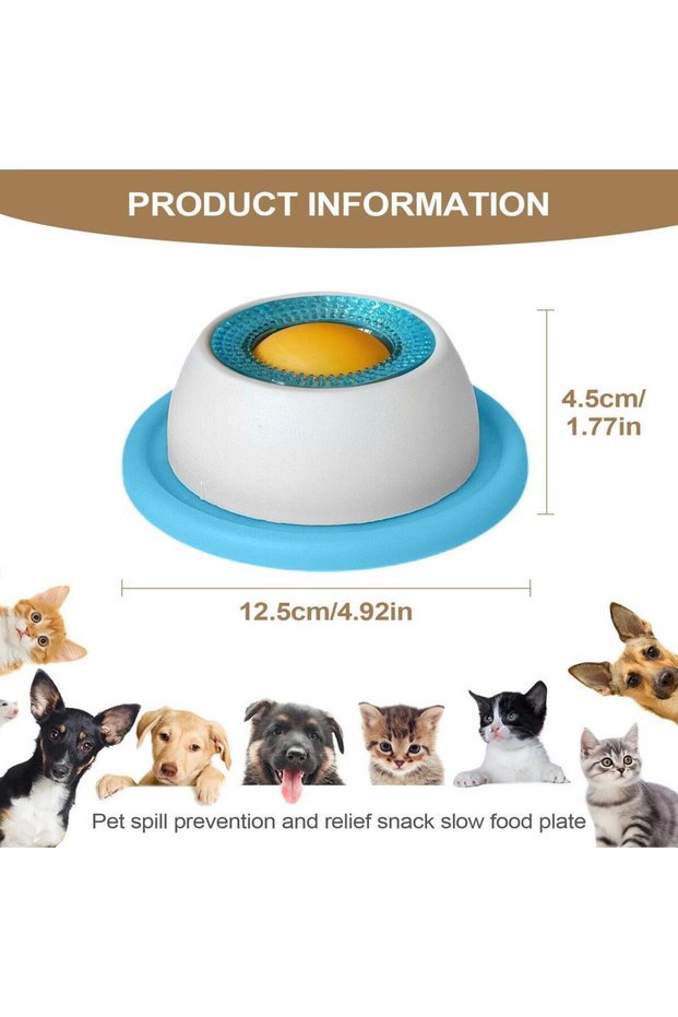 Blue Pet Feeding Accessories Dog Treat Toy Puzzle Toys For Bored Puppy Slow Feeder Puppy Supplies Fo