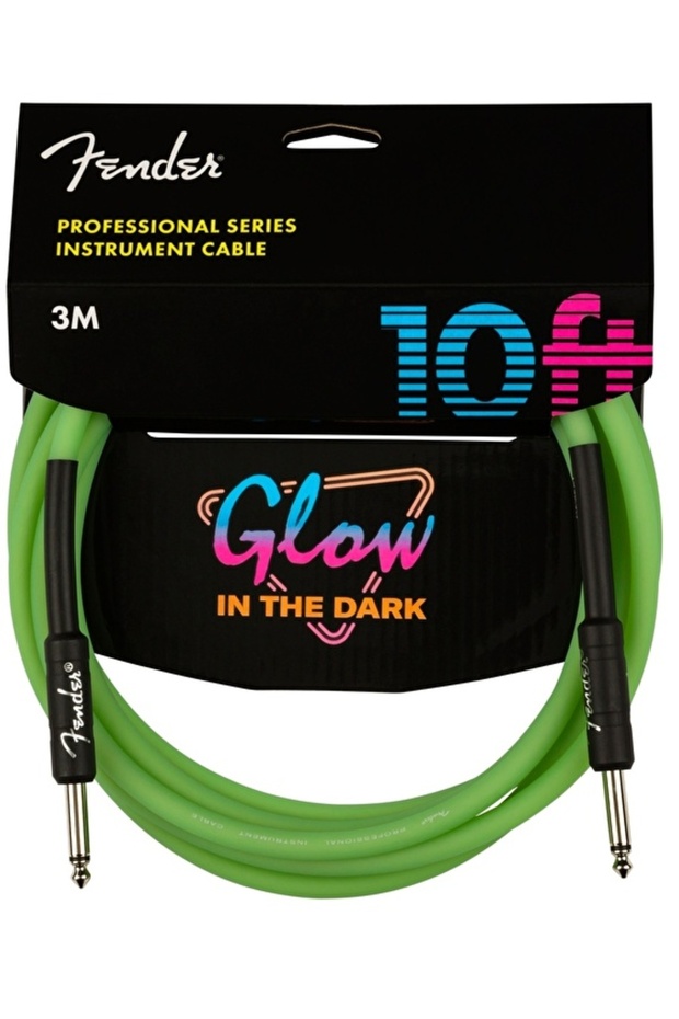 0990818119 Professional Instrument Cable (5.5 m - Fluorescent Green) | Eye-Catching Green Design in the Ideal Length for Stage Performances