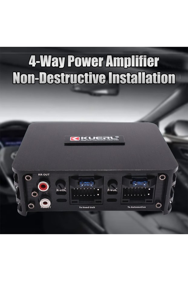 Class AB 4*60W Car Power Amplifier Non-Destructive Installation DSP Car Audio Speaker For Android La