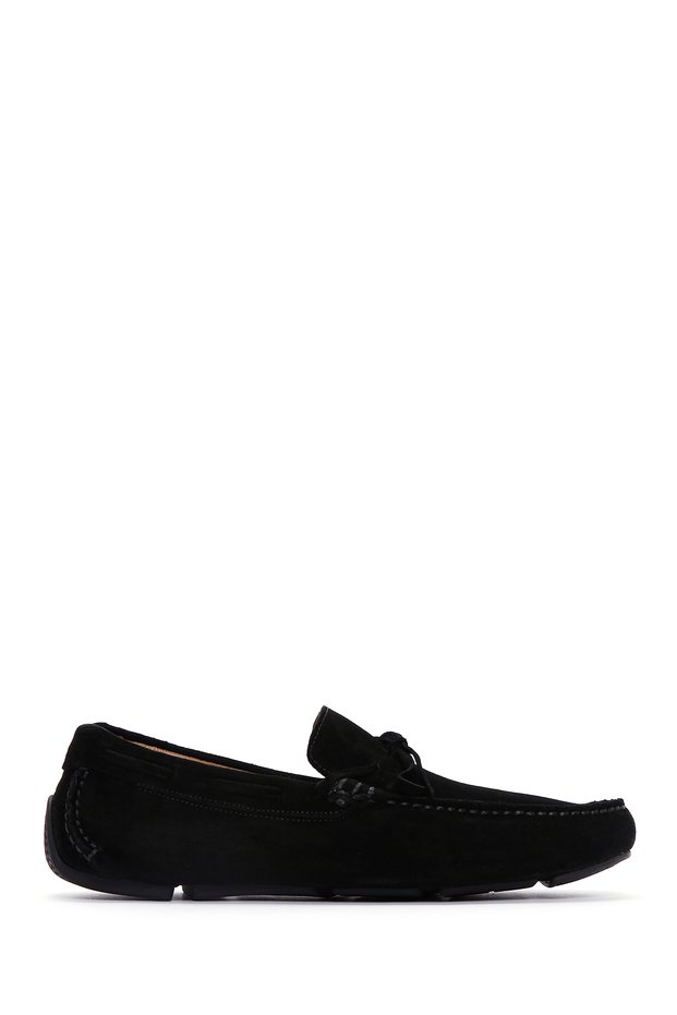 Men's Black Suede Genuine Leather Genuine Genuine Leather Shoes, Casual Shoes, Daily Shoes 25Sfd63
