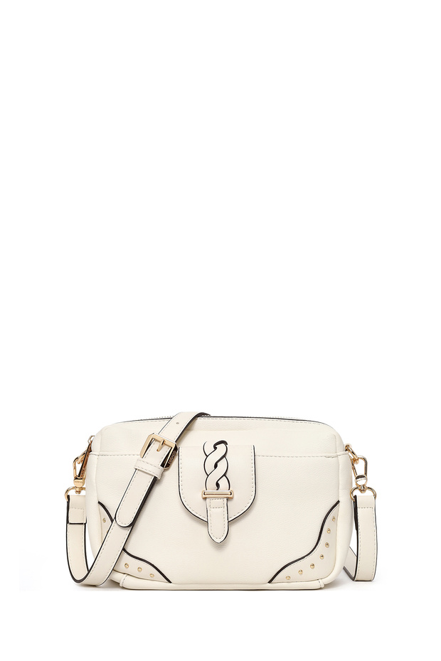 Women's White Long Strap Crossbody Bag 26Sbd248018