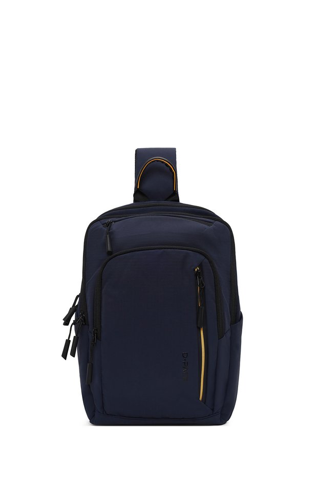 Unisex Navy Blue Fabric Backpack 26Sbd30106F