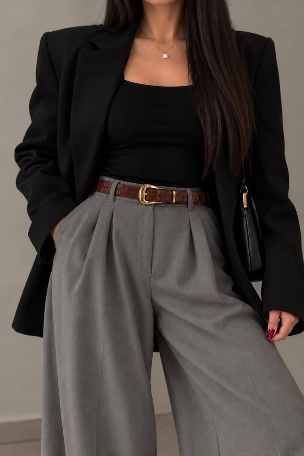 Oval Gold Buckle Belt Waist Belt Coat Belt Dress Belt Trouser Belt