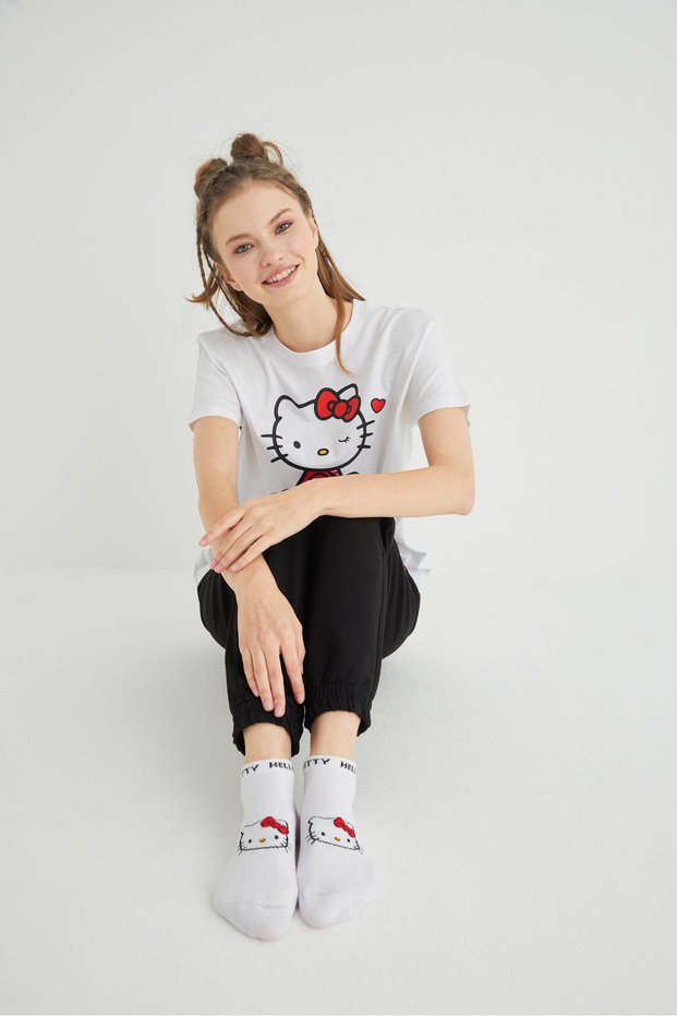 Licensed Printed Basic T-Shirt Relaxed Cotton