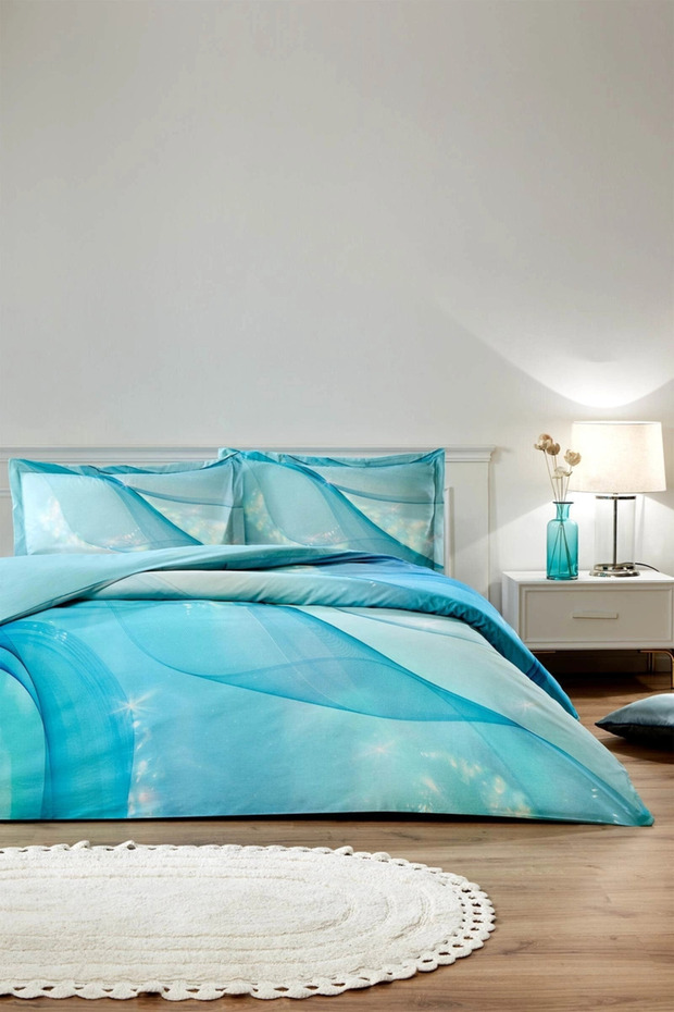 Dream Mint Ranforce Double Duvet Cover Set