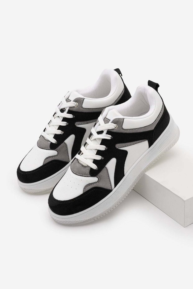 Women's Sneaker High Sole Suede Sports Shoes Aryan Black