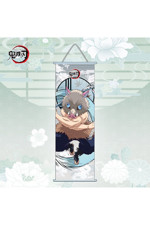 hanging painting.B Demon Slayer Poster Wallpaper Long Scroll Cartoon Kamado Tanjiro Wall Hang