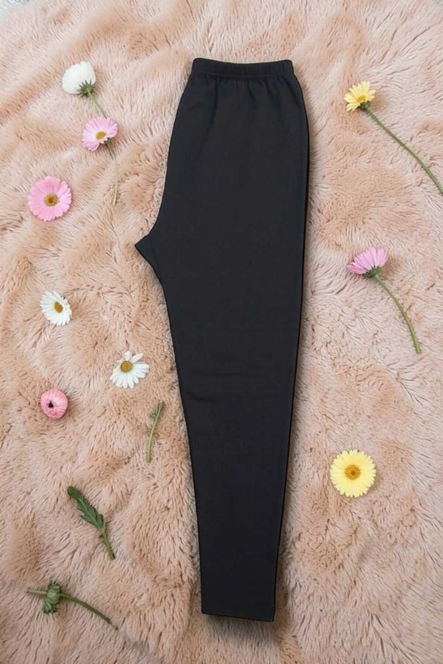 Unisex Winter Leggings, Long Ribbed Fabric with Raised Mesh, Comfortable Cut