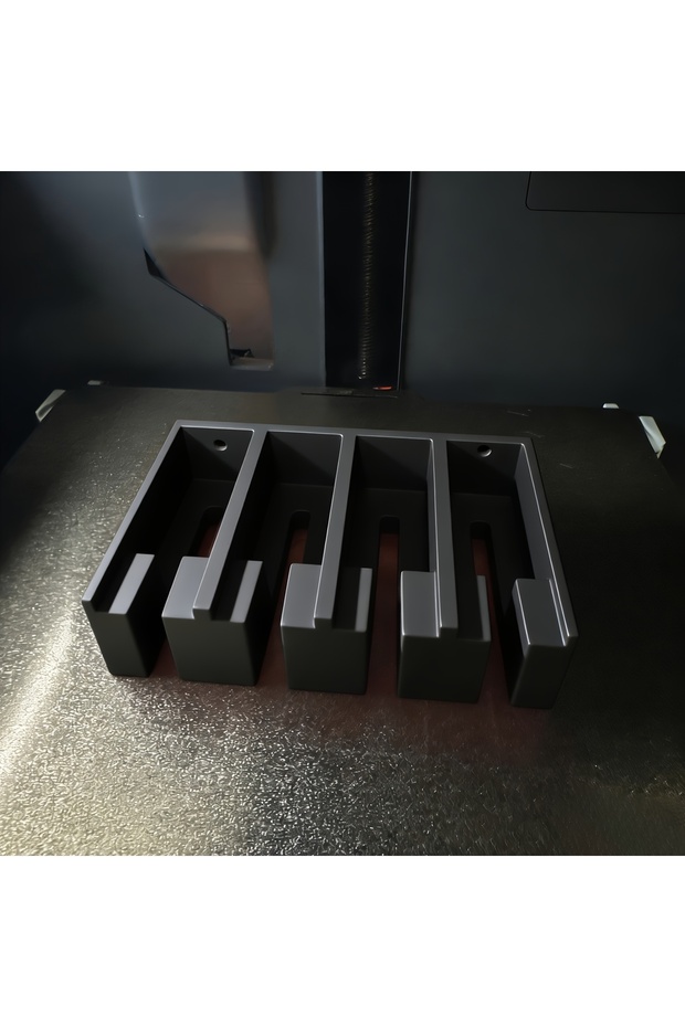 black A Wall-mounted Bracket, Bessey F-style Clamp Bracket —3D Printing, Home Studio Organization To