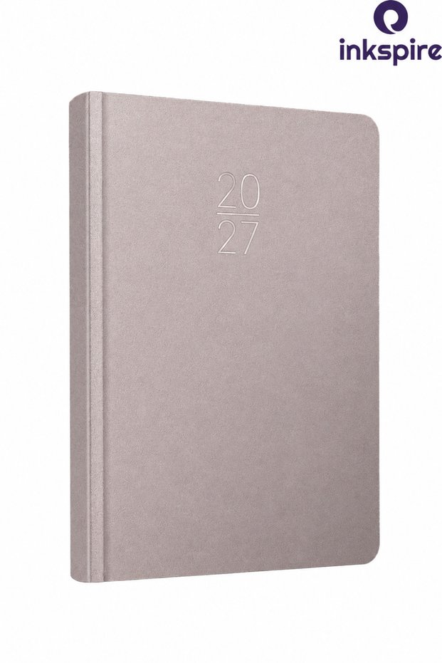 2027 Agenda Faux Leather Bound 14X20 cm Lined 1 Piece Daily and Annual Planner 2027 Year Agenda